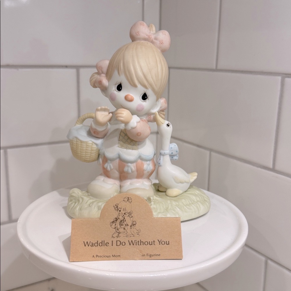 Precious Moments Figurine | Vintage 1985 | “Waddle I Do Without You”